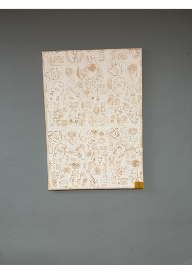 Soyut Eskitme El Yapımı Tablo