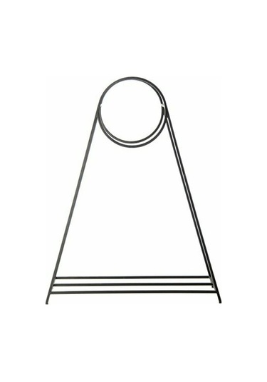 Soba Yanı Odunluk Metal Şömine Odunluğu Siyah