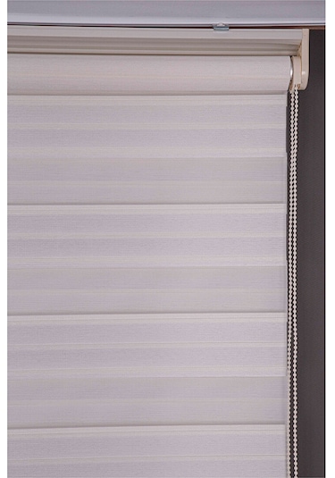 Oba Perde Keten Zebra Perde Beyaz 80 x 190