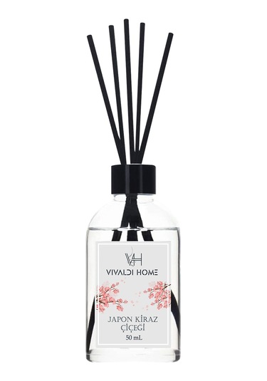 Vivaldi Home Japon Kiraz Çiçeği + Okyanus Esintisi + Portakal Çubuklu Oda Kokusu 3 x 50 ML