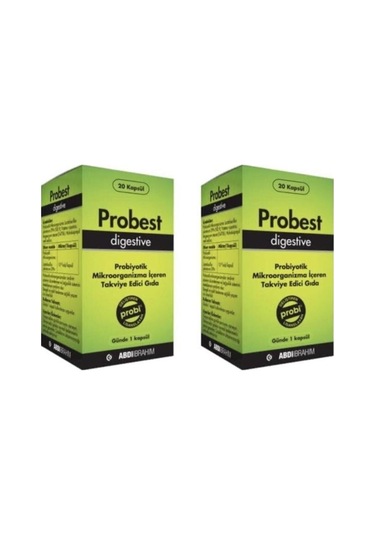 Probest Digestive Probiyotik 20 Kapsül X 2 Paket