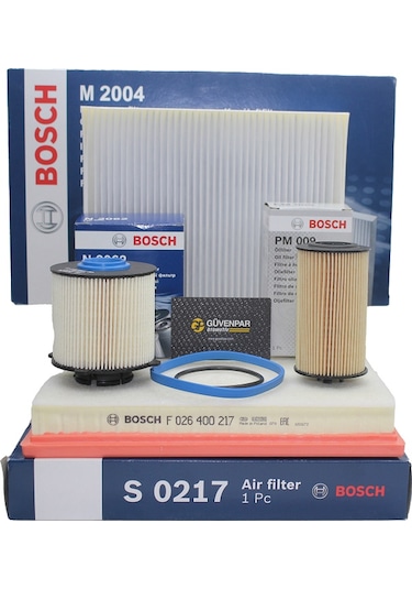 Opel Zafıra C 1.6 Dizel Motor Bakım Filtre Seti Bosch Marka