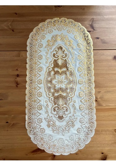 Best Price 34 Masa Bezi Oval Dekoratif 227968729 Altın Rengi