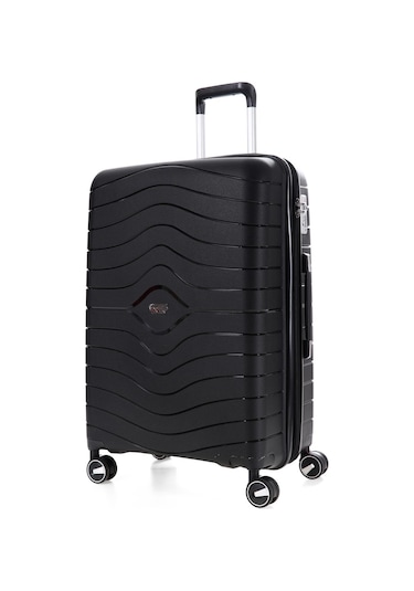 Ççs 5242 Polipropilen Körüklü Orta Boy Valiz-siyah Siyah