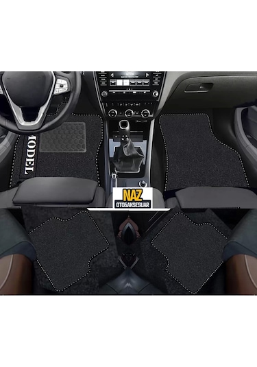 Audi A6 2019+ Ve Rs6 Avant Siyah Halı Siyah Kenar Petek Topuk