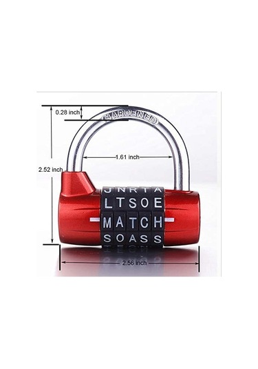 Geeroyoo 5 Haneli Şifreli Kilit, Kapı Ve Dolap İçin Çelik Zincirli, Renk Seçenekli 2'li Paket