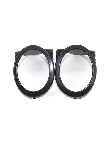 Supermarket1 Bmw 3 E46 M3 2000-2005 İçin Tek Delik Sis Lambası Çerçevesi Seti - Dayanıklı Plastik, Kolay Kurulum, Siyah