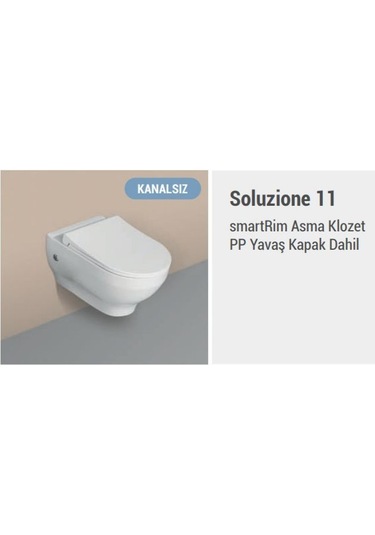 İsvea Kanalsız Asma Klozet + Gömme Rezervuar Seti 5 Parça Set