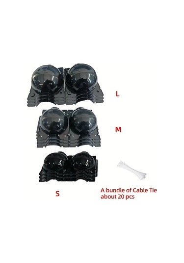 Willowhaven 9lu Yeniden Kullanılabilir Bitki Kök Kutusu 3 Büyük+3 Orta+3 Küçük Siyah