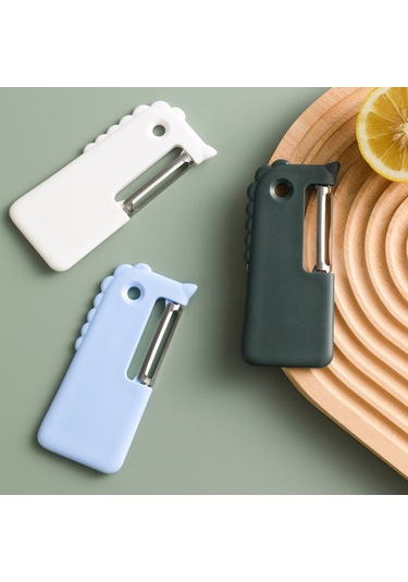 Kosona Yeşil Paslanmaz Çelik Sebze Meyve Soyucu, Taze Ve Kolay Soyma, Ev Mutfağı Gereci, Bm003 Yeşil