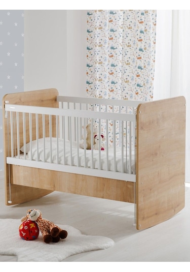 Bw1076 - Pratik Anne Yanı Sallanır Beşik Ahşap 60x120 Ahşap