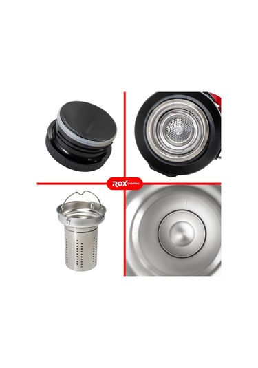 Rox Camping 3000 Kamp Termos 3.0 Lt Siyah