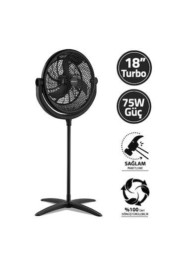 Conti CSF-406 Poyraz 18" Sanayi Tipi Ayaklı Vantilatör