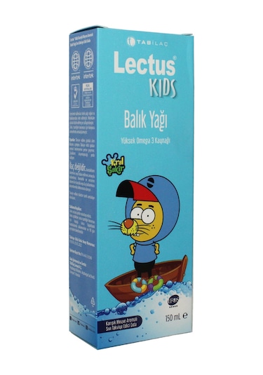 Lectus Kıds Balık Yagı Karısık Meyve Aromalı 150 Ml