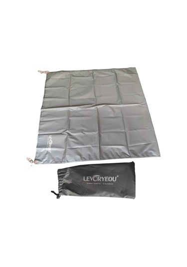 Lemestar Dış Mekan Kampı İçin Su Geçirmez, Nem Engelleyici Ve Dayanıklı 210d Oxford Dokulu Dörtgen S Boy 1-2 Kişilik Hafif Çadır Altı Bez - Topaklanabilir Taşıma Çantası İle Çok Renkli