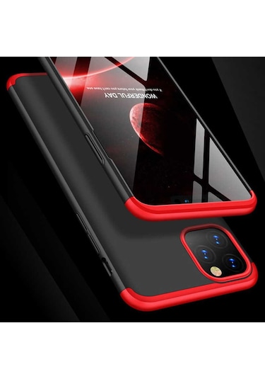 Apple Uyumlu iPhone 11 Pro Max Kılıf Zore Ays Kapak-Siyah