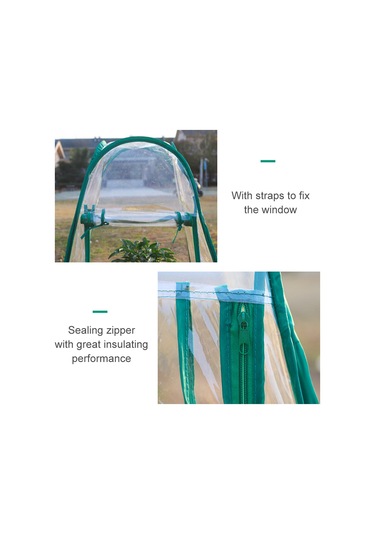 Yifomall "taşınabilir Pvc Sera - 70x70x80cm Çiçek Ve Bitki Koruma Kapağı, Bahçe Ve Açık Hava Kullanımı İçin"