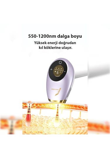 Veryfit 9 Kademeli Buz Lazer Özellikli 999.999 Atımlı Tüm Vücut K