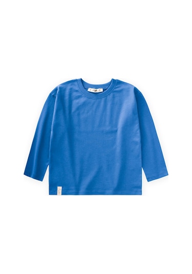 Mevsimlik Basic T-shırt 2-10 Yaş Mavi Mavi