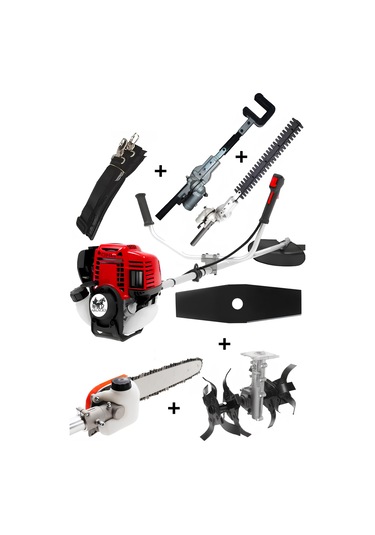 Ablacks R-052 4 Zamanlı Profesyonel Yan Tırpan + Çit Kesme + Dal Budama + Ağaç Silkeleme + Akrep Çapa Aparatı