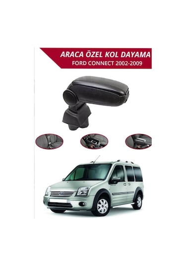 Ford Connect Araca Özel Kol Dayama Kolçak Vidasız Montaj