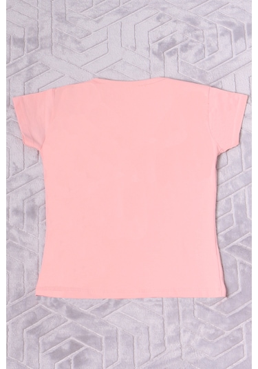 Hçm Kız Çocuk Tshirt Youth Baskılı Bisiklet Yaka C39 Yavruağzı