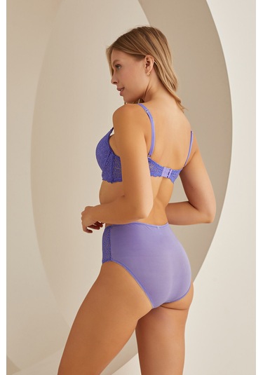 Loya Kadın Mor Calvin Destekli Tek Sütyen Mor
