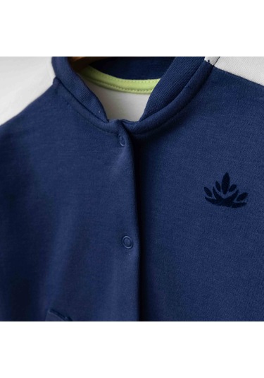 Çıtçıtlı Hırka Lacivert