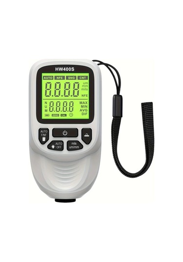 Honeybeeshop Beyaz Hw400s Dijital Kaplama Kalınlık Ölçer Çift Fe Nfe Probeler 0 2000µm Led Ekran Abs