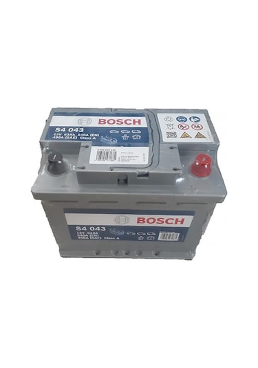 Bosch 12V 62 Ah S4 043 - 60 Ah Kasası Akü