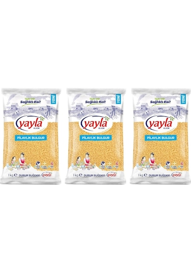 Yayla Pilavlık Bulgur 3 x 1 KG