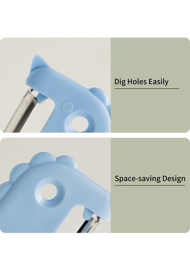 Kosona Yeşil Paslanmaz Çelik Sebze Meyve Soyucu, Taze Ve Kolay Soyma, Ev Mutfağı Gereci, Bm003 Yeşil