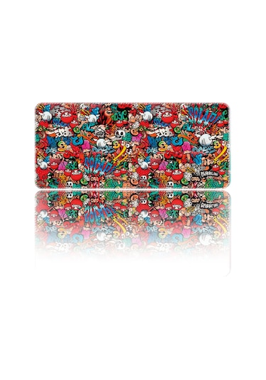 HELİXSUN GRAFITTI  Mouse Pad Büyük Boy Gaming Oyuncu Xl 70x30 Cm