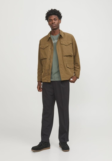 Jack & Jones Erkek Bisiklet Yaka Logo Baskili Tisört - Bluarchie 12217167 Laurel Wreath Sarı Jack & Jones Erkek Bisiklet Yaka Logo Baskili Tisört - Bluarchie 12217167 Laurel Wreath Sarı