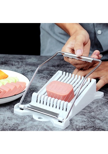 Ja-958 Öğle Yemeği Et Ham Dilimleyici Ev Meyve Kesici Muz Dilim Mutfak Yumurta Kesici Beyaz , Boyut:ja-958 Jambon Dilimeri Beyaz Sarı