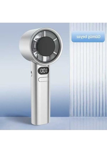 Supermarket1 Mavibazaar M11 120 Vites Usb Küçük El Fan, Beyaz, Gri, Altın, Yeşil, Mini, Taşınabilir, Yapraksız Turbofan