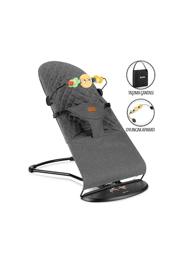 Balance Lüx Cotton Katlanır Oyuncak Aparatlı vee Seyahat Çantalı Üç Kademeli Sallanan Ana Kucağı