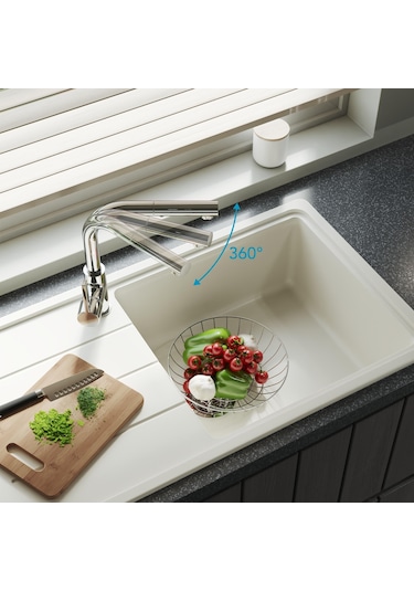 Adell Inova Mutfak Eviye Bataryası-Parlak Krom