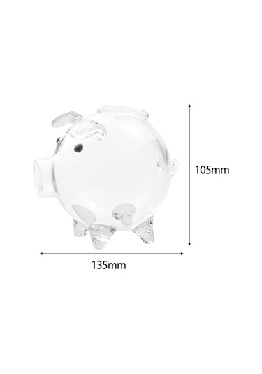 Dolıty Cam Kumbara Yılbaşı Doğum Günü Tasarruf Nakit Için 13,5cmx10,5cm