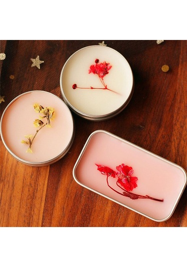 15g Meyve Kokusu Çiçek Krem Balsamı Vücut Kokusu Çiçek Kadın Parfüm Metal Muhafaza Taşınabilir Katı Parfüm Uzun Ömürlü