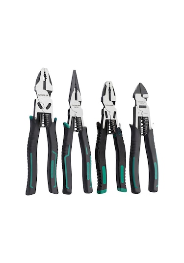 Hangfox Endüstriyel Çelik Çok İşlevli Panço: 8/9 İnç, Kesme-eğme, Dar Mekan Erişimi, Ergonomik Kollu 0.28kg