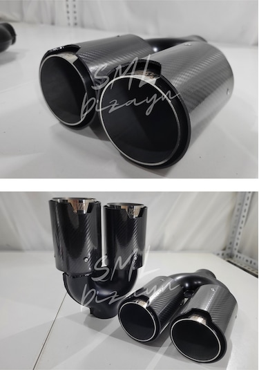 90 Mm Bmw M Logolu Akrapoviç  Egzoz Ucu M Egzos-Egsoz-Eksoz-Ekzos