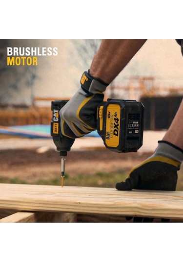 Cat DX71.2 18 V 4.0 AH Li-İon Çift Akülü 215NM Kömürsüz Profesyonel Şarjlı Darbeli Tornavida