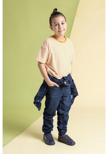 Smart Walker Casual Mavi Geceyarısı Barefoot Çocuk Ayakkabı Mavi