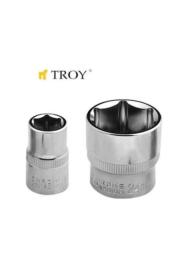 Troy 26177 3-8” Lokma Ölçü 24Mm-Çap 29 8-Uzunluk 32Mm