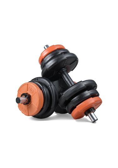 Ecgspor 21 Kg Dambıl Seti Turuncu Siyah