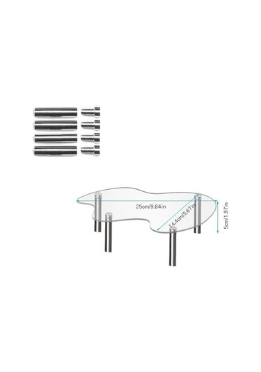 Suntek Bebek Için Akrilik Rafı Tutucu Ürün Standı