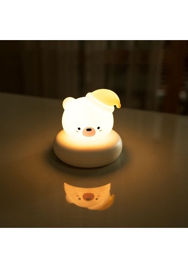 Novahub Esnek Mini Led'li Gece Lambası Usb Şarj Edilebilir Sevimli Tavşan/ayı/kedi/ördek Bebek Besleme Lambası Kısılabilir 3 Parlaklık Seviyesi Taşınabilir Okuma Lambası Diğer