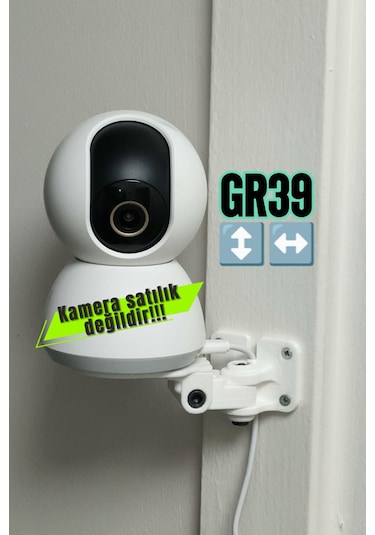 Gr39 Xiaomi Mi 360 Home Güvenlik Kamerası Hareketli Duvar Montaj