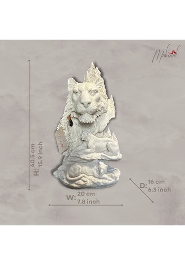 Kaplan Ailesini Yansıtan Bu Heykel, Salon Dekorasyonu